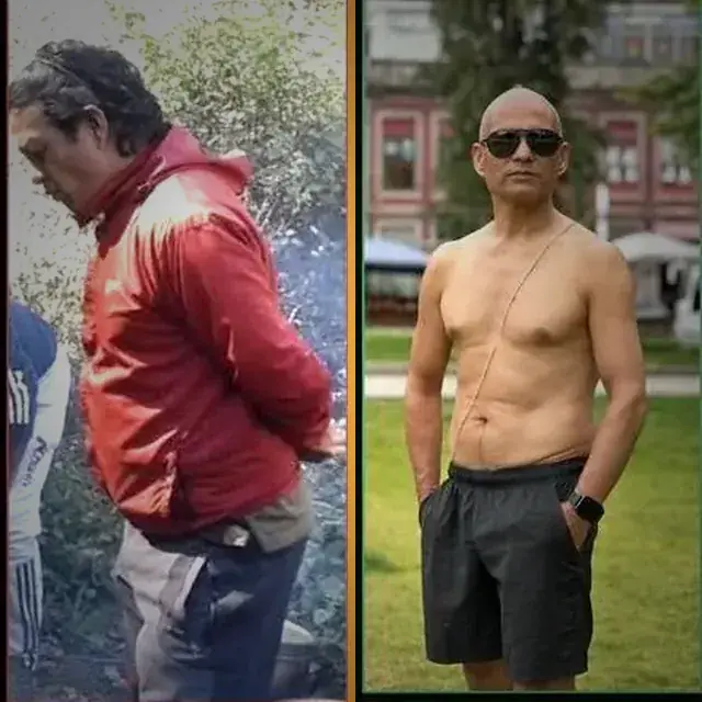 Ganesh transformation 88 to 62.5 kg