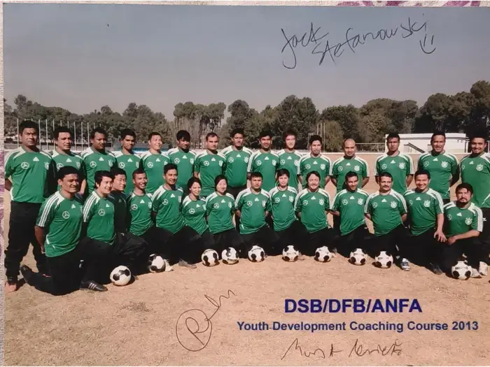 DOSB/DFB/ANFA युथ कोचिङ तालिममा सहभागी टिम | Team participating in DOSB/DFB/ANFA youth coaching training